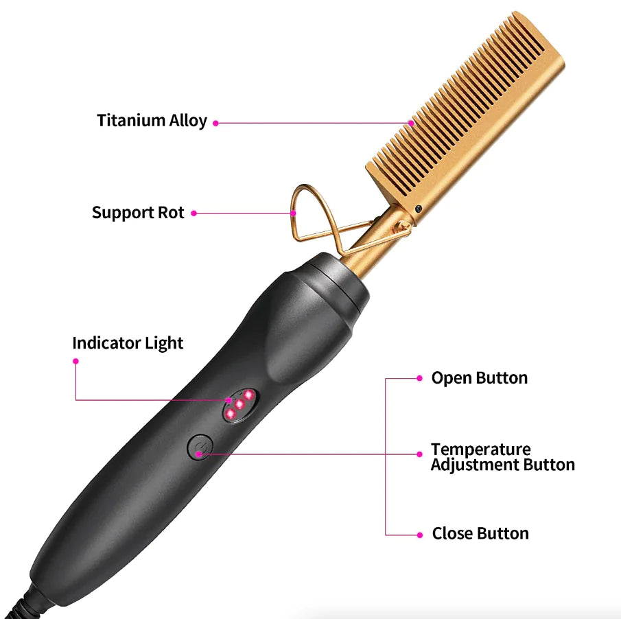 Hair Straightener Comb Pro