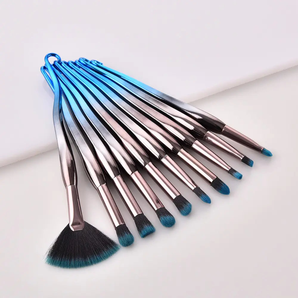 Blue Ocean Makeup Brush Set