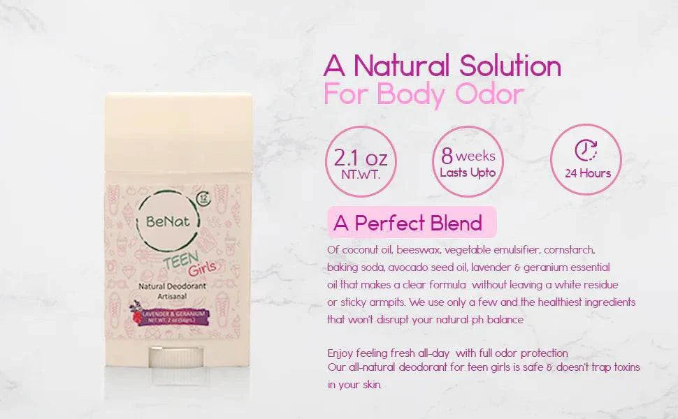 All-Natural Deodorant for Kids & Teens